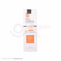 کرم ضد آفتاب و مرطوب کننده بی رنگ پرودرما spf 60 پوست نرمال و خشک 40 میلی لیتری