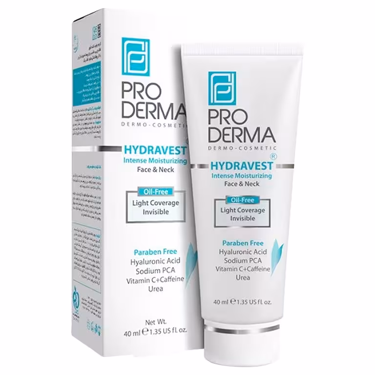 مرطوب کننده پوست صورت و گردن پرودرما