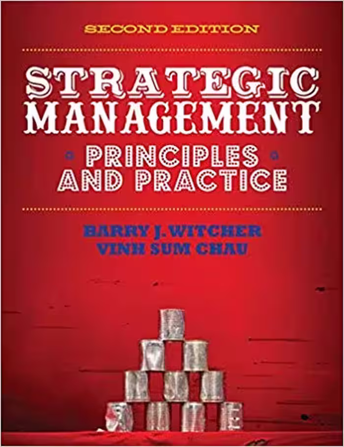 خرید و دانلود نسخه کامل کتاب Strategic Management: Principles &amp; Practice 2rd edition
