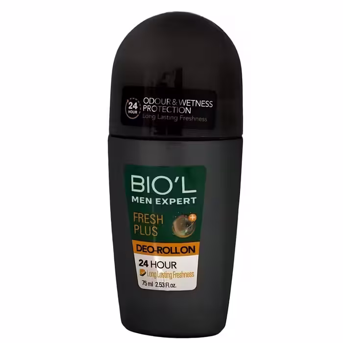 مام رول ضد تعریق مردانه فرش پلاس بیول(BIOL)- 75میلی لیتر fresh plus deo mum roll men expert BIOL75 mil