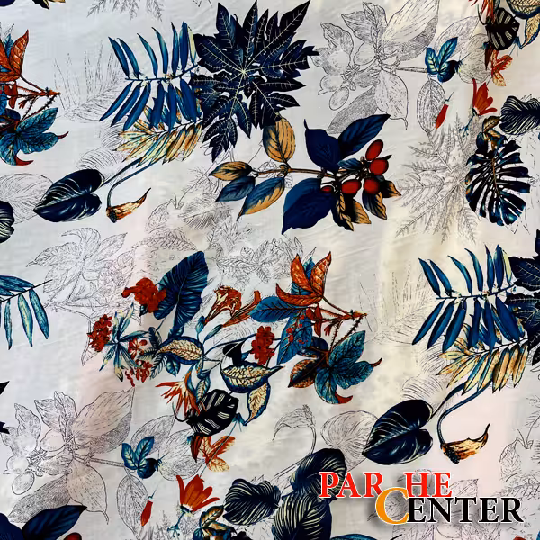 پارچه نخی طرح هاوایی کد 876