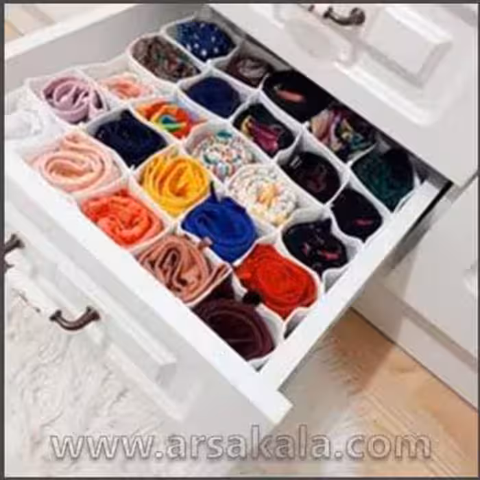 نظم دهنده کشو پارچه ای چند خانه