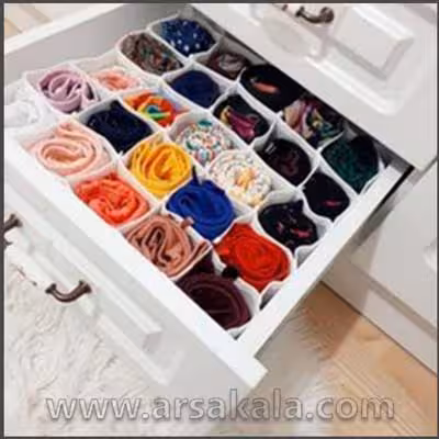 نظم دهنده کشو پارچه ای چند خانه