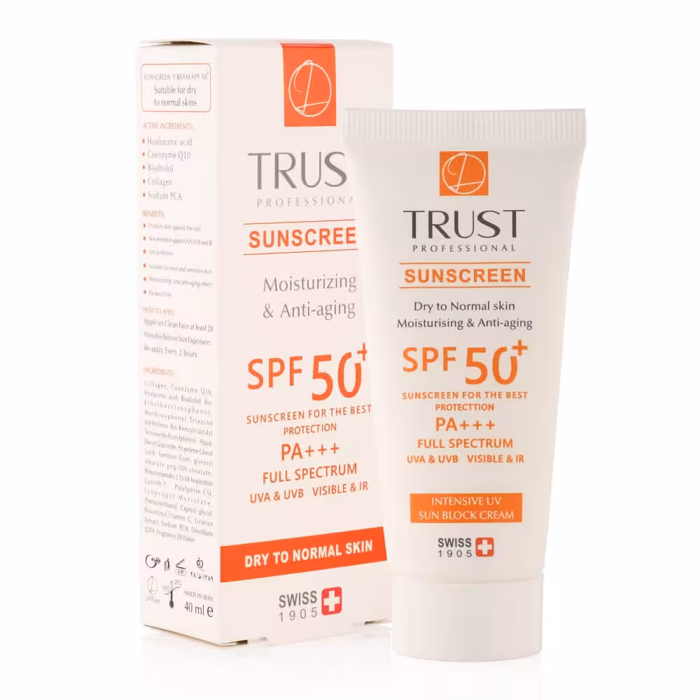 کرم ضد آفتاب و ضد پیری (پوست خشک تا نرمال)