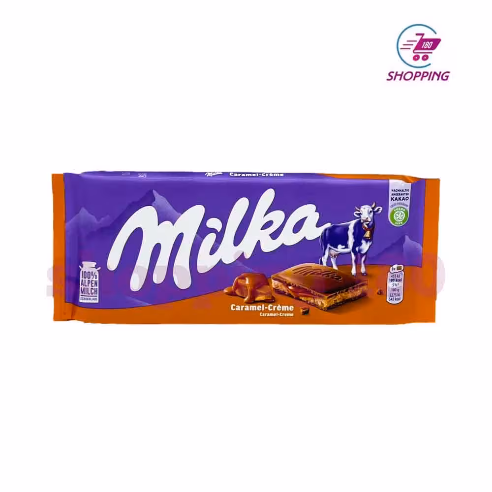 شکلات میلکا 100 گرم کرم کارامل
