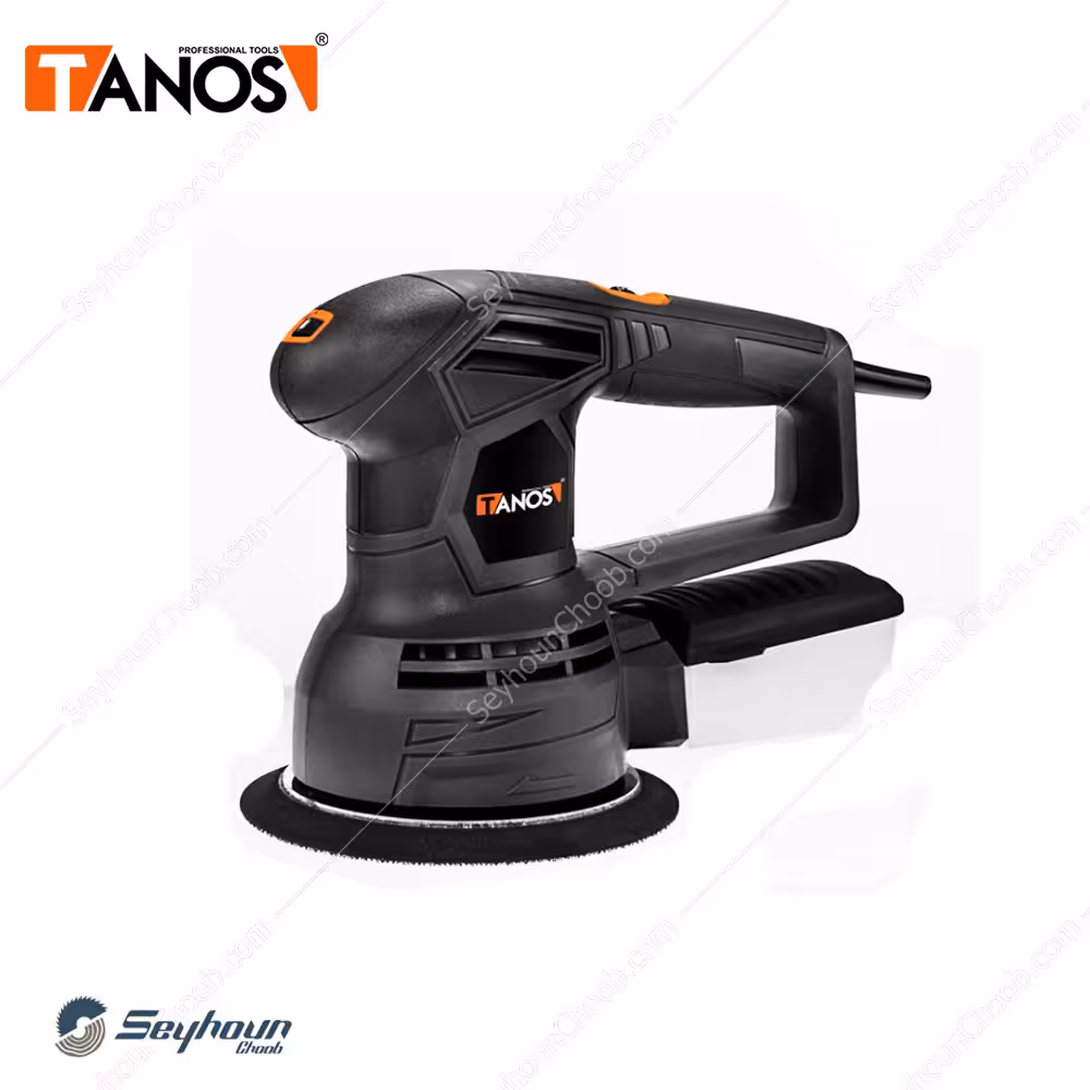 سنباده لرزان گرد 150 میلی متر 450 وات تانوس مدل TANOS ES-1545