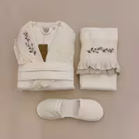 ست حوله تن پوش 4 تکه زنانه برند ecocotton مدل Leyna