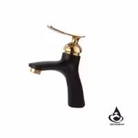 شیر روشویی مذل ارچر مشکی طلایی