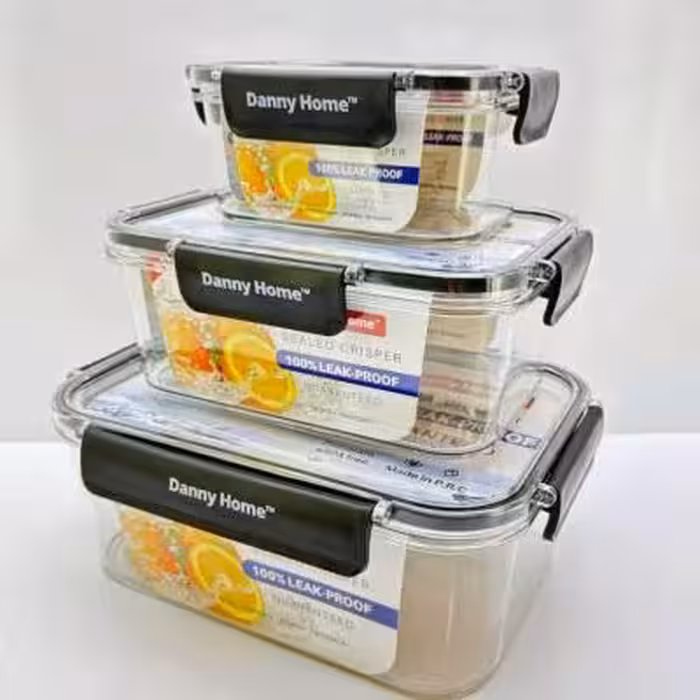 ظرف فریزیری آکریلیک سه سایز مستطیلی