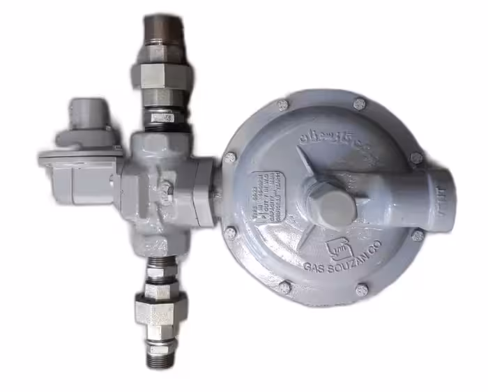 رگلاتور 2*60 پوند گازسوزان به همراه اتصالات