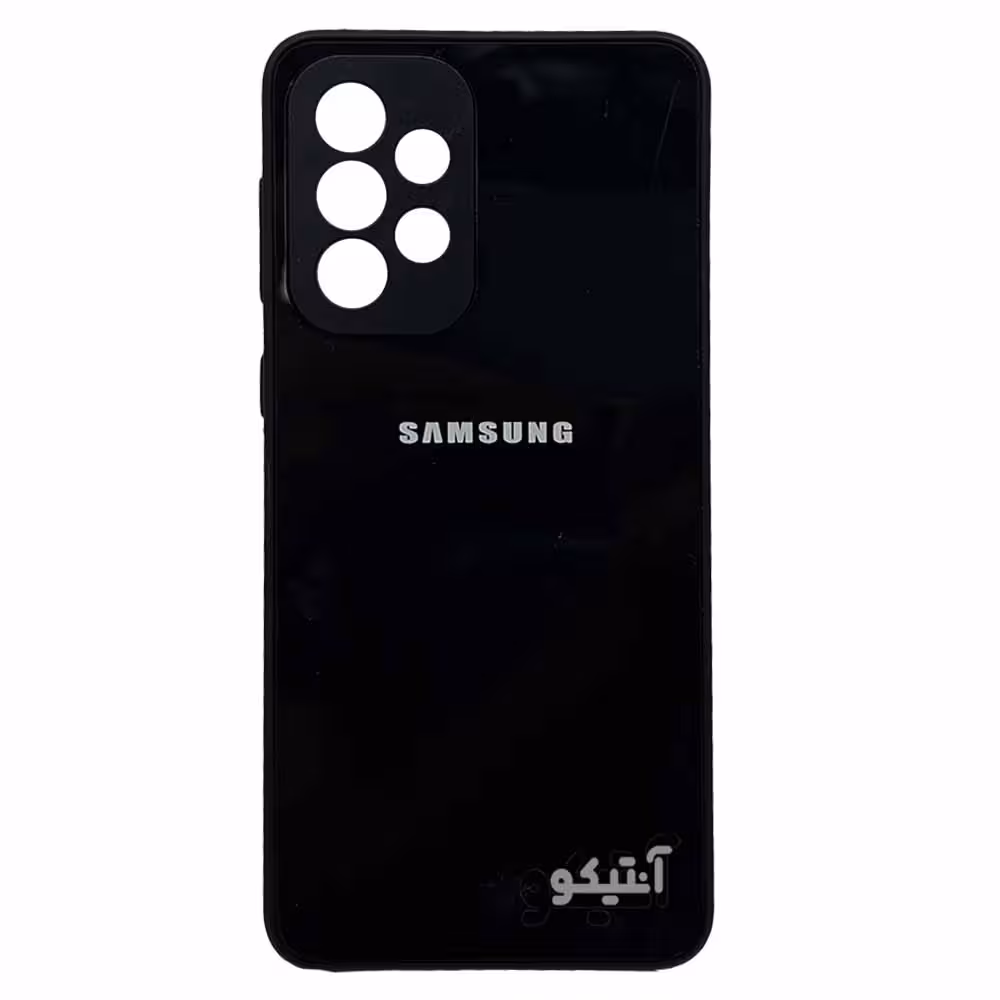قاب براق آیینه ای محافظ لنزدار مناسب برای Samsung A33-مشکی
