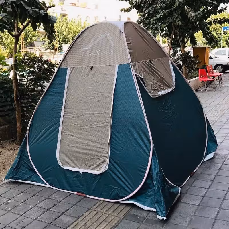 چادر مسافرتی مدل فنری آسان باز شو سایز 8 نفره | amazonchi