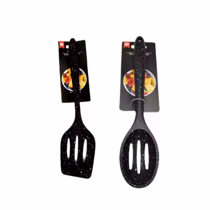 سرویس کفگیر و ملاقه 2 پارچه مدل سیلیکونی کهکشانی کد Z_06 | کالا مکس