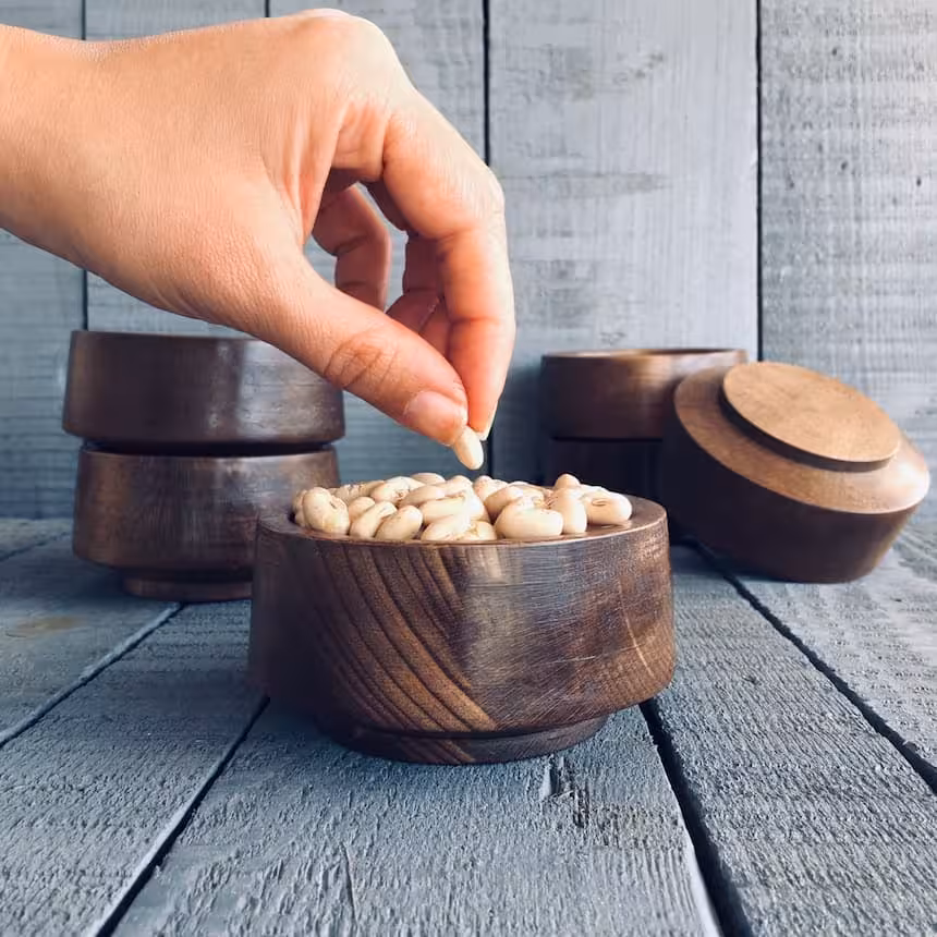 کاسه چوبی کد 383