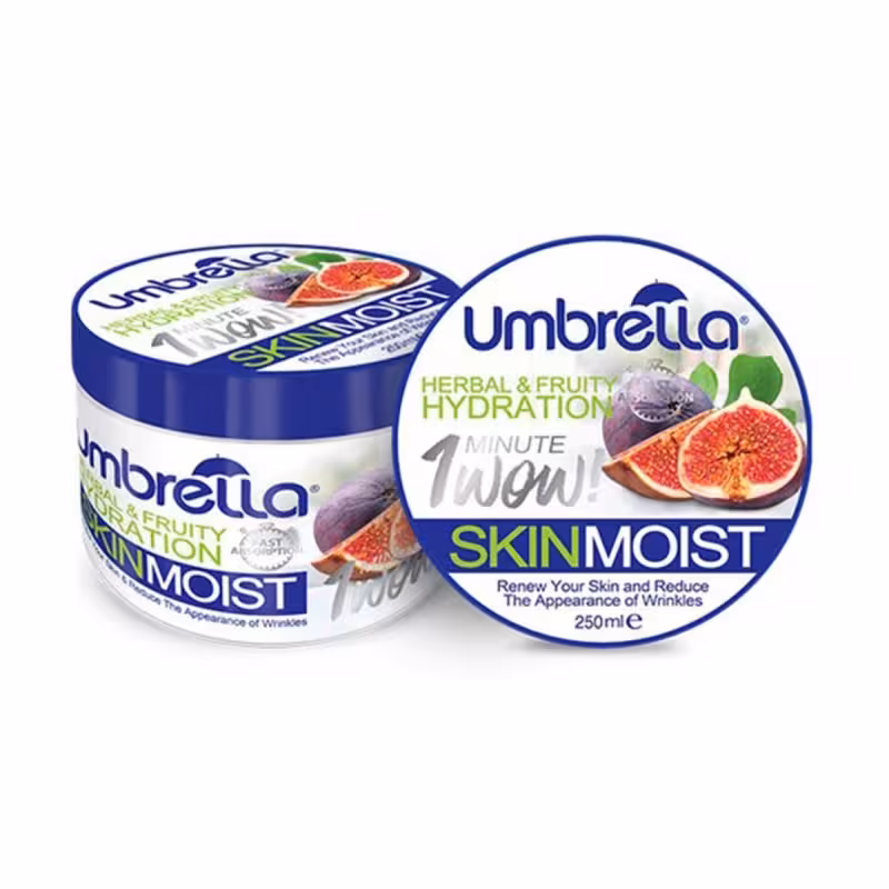 سفارش و خرید ژل کرم آبرسان آمبرلا حاوی عصاره انجیر 250 میل- پوست کالا