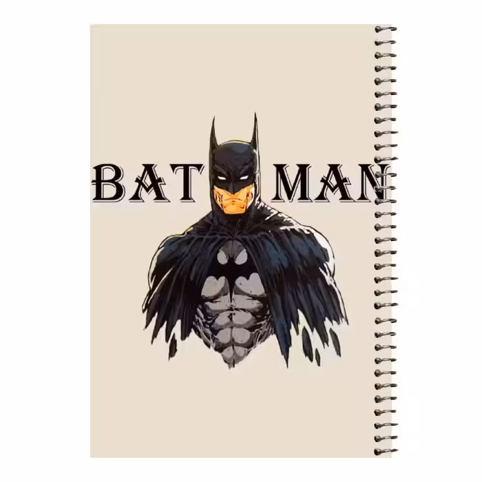 دفتر مشق 80 برگ اس جی مدل بتمن کد 34