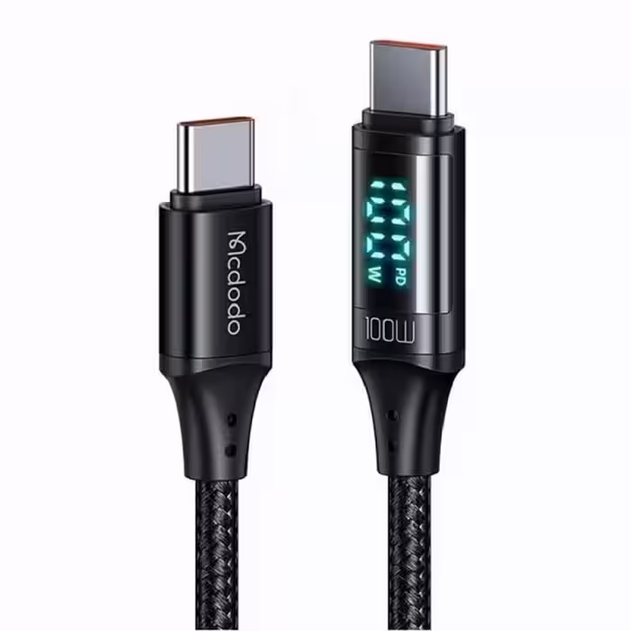 کابل Type C به Type C مک دودو Mcdodo CA-1100 Digital HD PD Data cable طول 1.2 متر توان 100 وات
