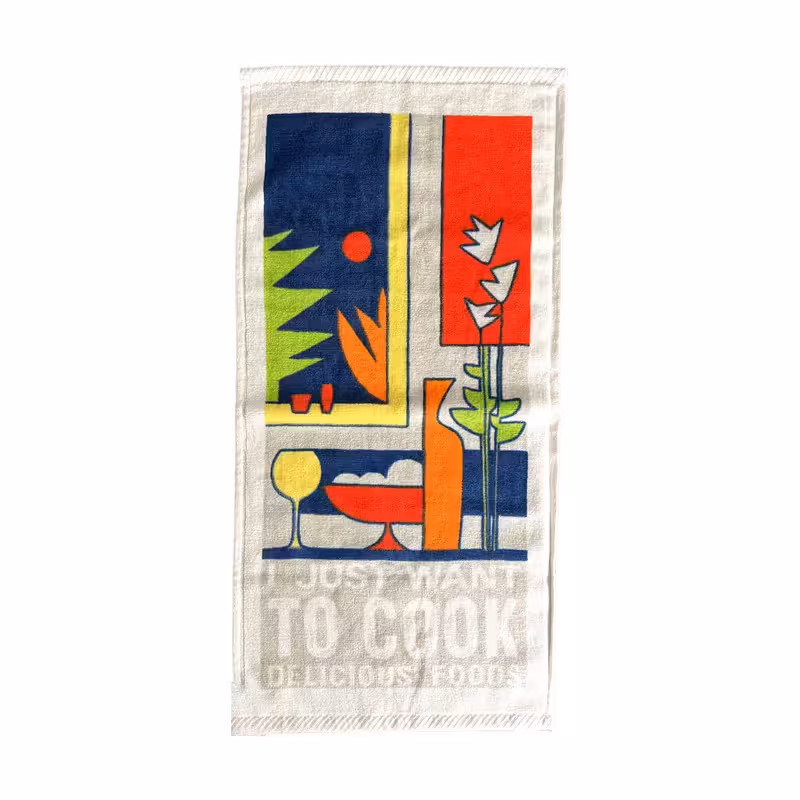 حوله دستی پودایران مدل گل و پنجره سایز 60×30 سانتی متر | کالا مکس