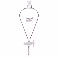 قیف دکانتور شیر شیشه ای