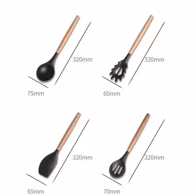 سرویس کفگیر و ملاقه 13 پارچه کیچن ست مدل UNT46