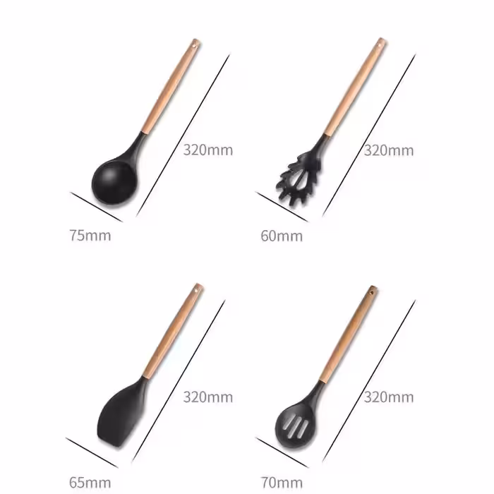 سرویس کفگیر و ملاقه 13 پارچه کیچن ست مدل UNT46