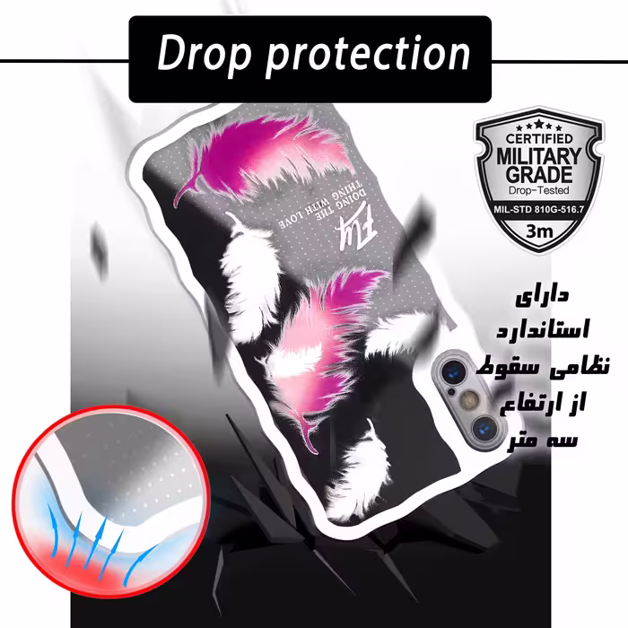 کاور کینگ پاور مدل پر مناسب برای گوشی موبایل  اپل iPhone X/Xs