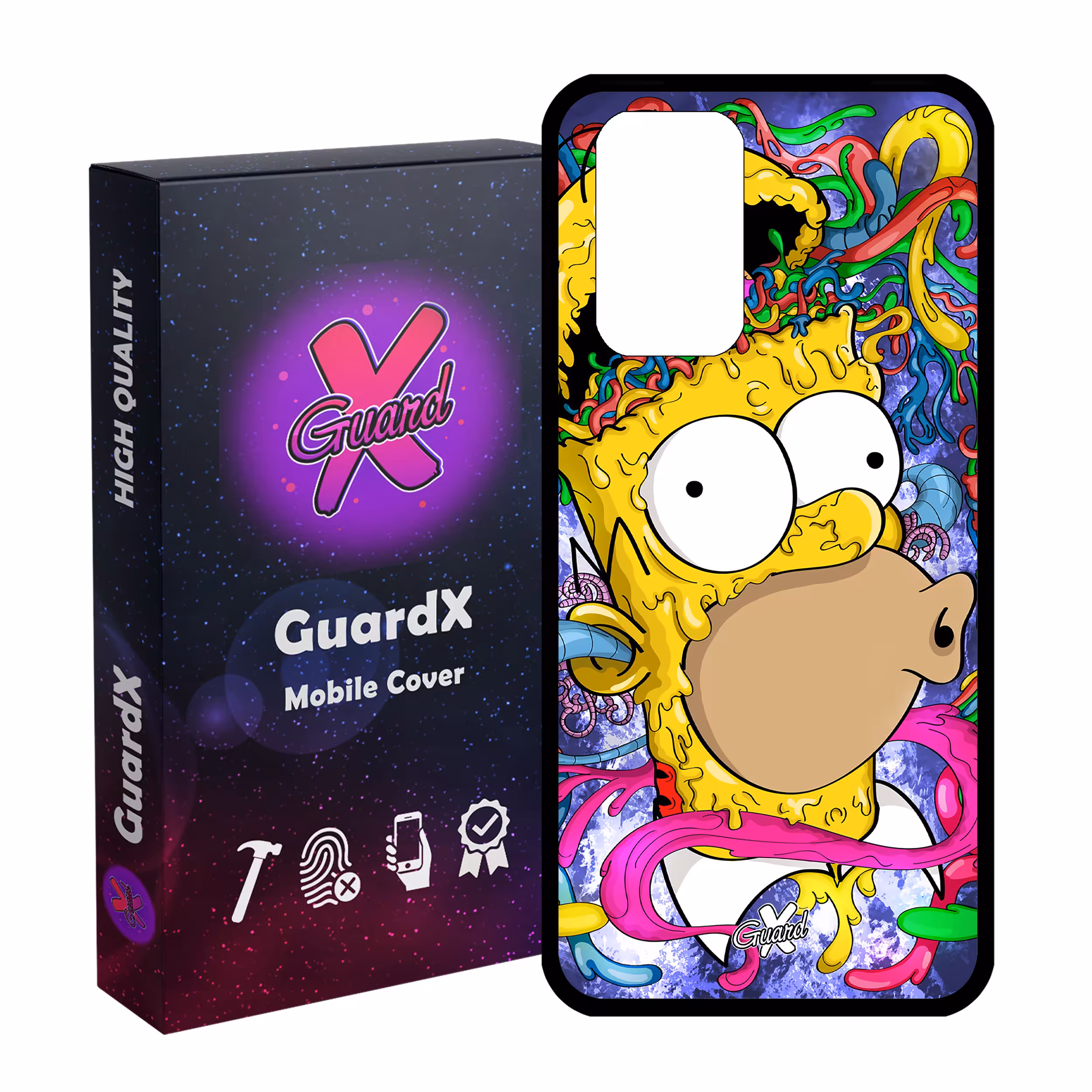 کاور گارد ایکس طرح Simpsons مدل Glass10096 مناسب برای گوشی موبایل شیائومی Redmi Note 10 Pro / Note 10 Pro Max