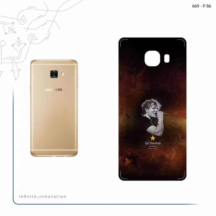 برچسب پوششی ماهوت مدل Ed Sheeran مناسب برای گوشی موبایل سامسونگ Galaxy C5