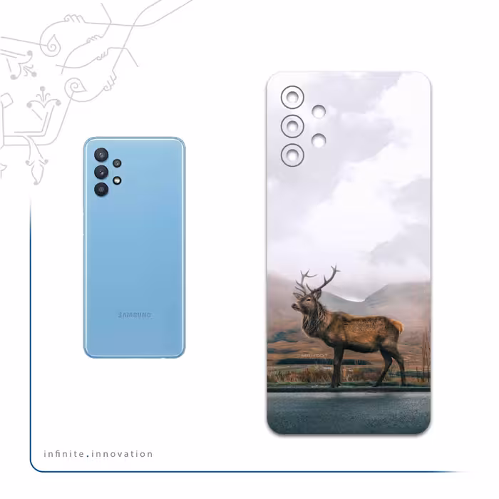 برچسب پوششی ماهوت مدل Horned-Deer مناسب برای گوشی موبایل سامسونگ Galaxy M32 5G