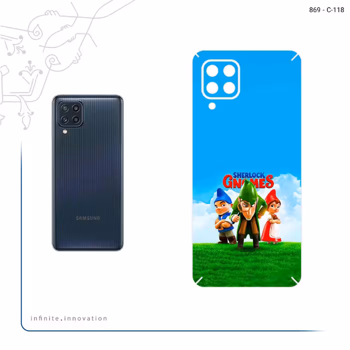 برچسب پوششی ماهوت مدل Sherlock Gnomes مناسب برای گوشی موبایل سامسونگ Galaxy M32