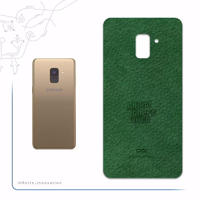 برچسب پوششی ماهوت مدل GL-GTA مناسب برای گوشی موبایل سامسونگ Galaxy A8 Plus 2018