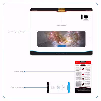 برچسب پوششی ماهوت مدل Universe-by-NASA-5 مناسب برای تبلت اپل iPad 2 2011 A1397