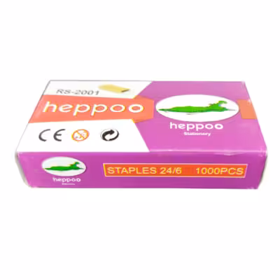 سوزن منگنه هیپو مدل rs-2001 سایز 24/6 بسته 1000 عددی