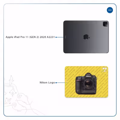 برچسب پوششی ماهوت مدل Nikon-Logo مناسب برای تبلت اپل iPad Pro 11 (GEN 2) 2020 A2231