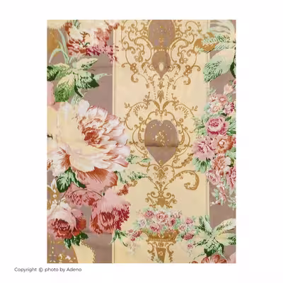 ملحفه آدنو مدل گلپری کد IR102 دونفره سایز 170x240 سانتی متر
