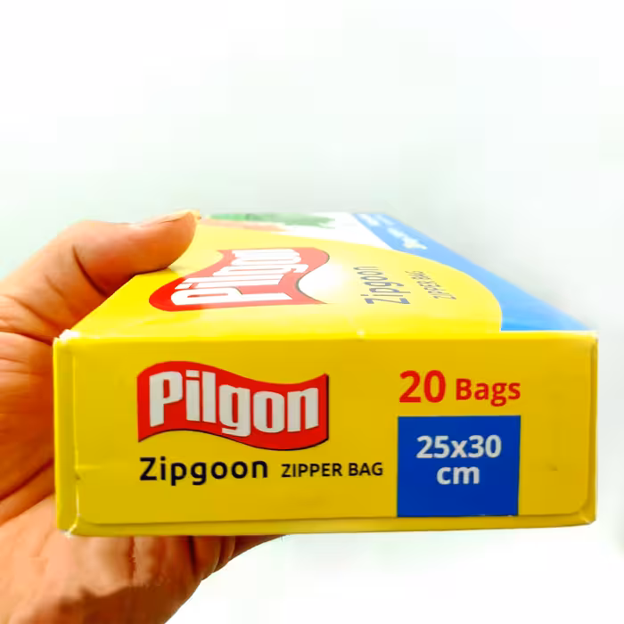 کیسه زیپ دار پیلگون مدل زیپگون Z30 بسته 20 عددی