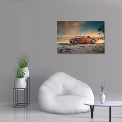 تابلو شاسی طرح ماشین بی ام دبلیو کانسپت زد 4 - BMW Concept Z4 2017 مدل  NV0638