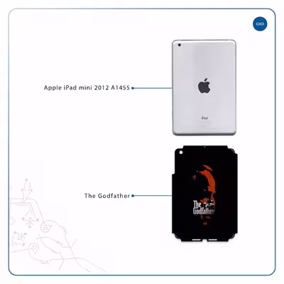 برچسب پوششی ماهوت مدل The Godfather مناسب برای تبلت اپل iPad mini 2012 A1455