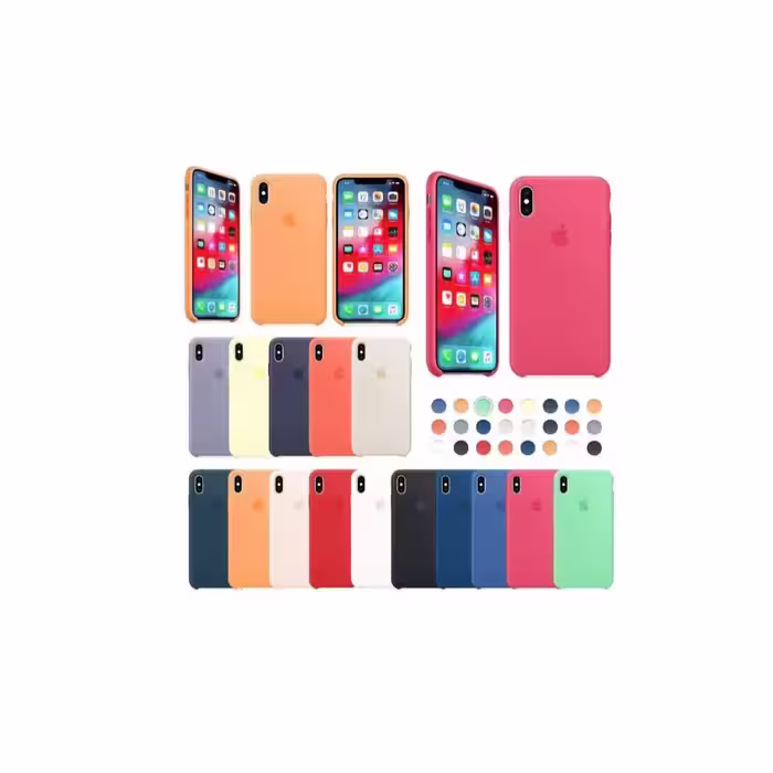 کاور مدل silicon اورجینال مناسب برای گوشی موبایل اپل iPhone X / XS
