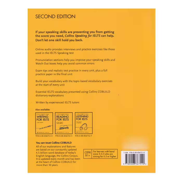کتاب Collins English For Exam Speaking For IELTS اثر Karen Kovacs انتشارات سپاهان