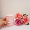لیوان مدل خالدار بسته 6 عددی 