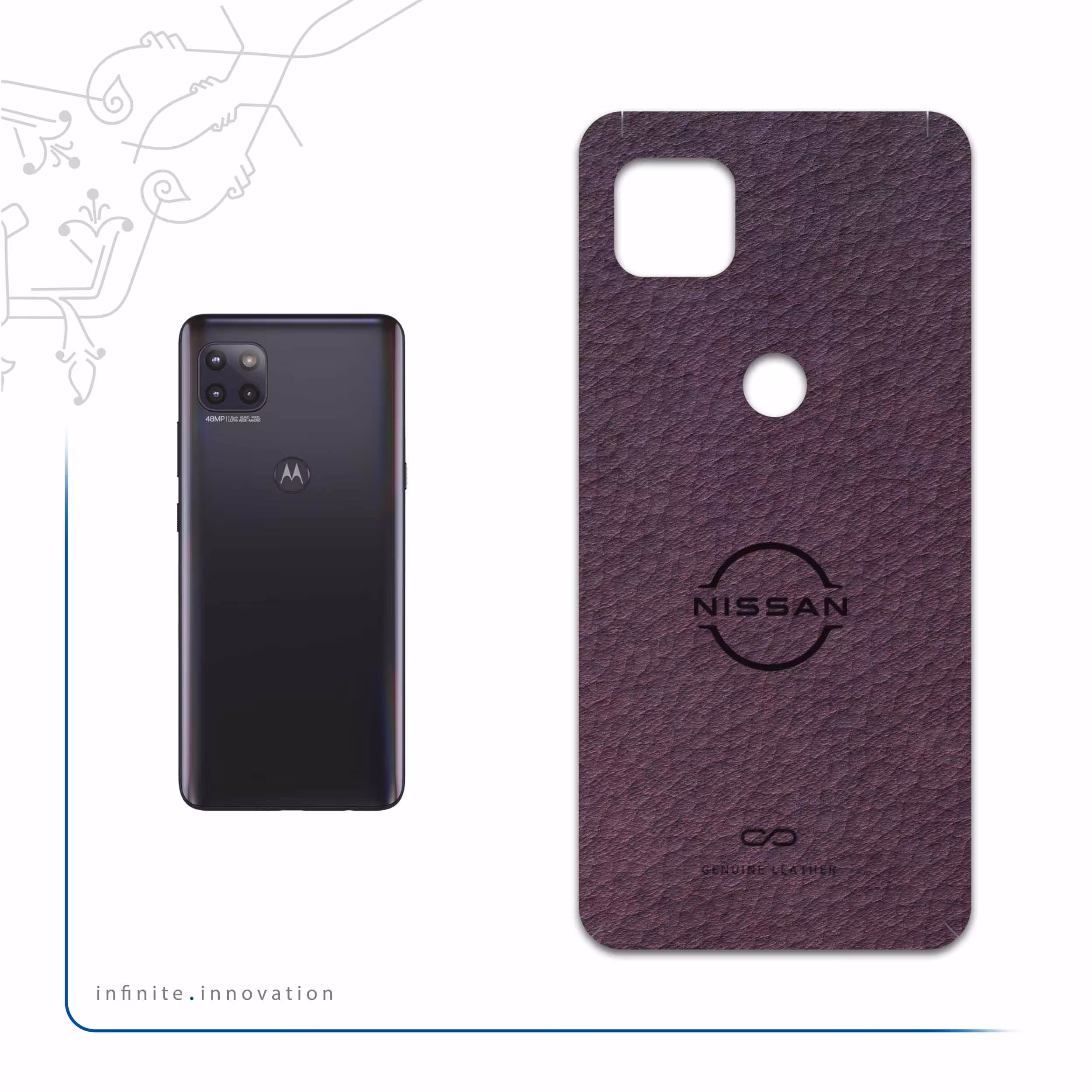 برچسب پوششی ماهوت مدل PL-NSSN مناسب برای گوشی موبایل موتورولا MOTO G 5G