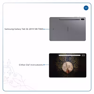 برچسب پوششی ماهوت مدل Setar-Daf-Instruments مناسب برای تبلت سامسونگ Galaxy Tab S6 2019 SM-T860