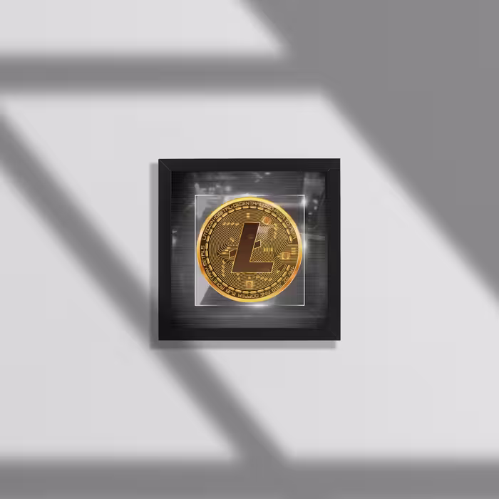 تابلو طرح لایت کوین مدل Jm501