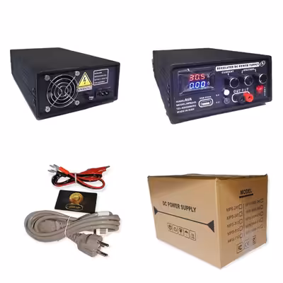 منبع تغذیه الکتریکی 24 ولت 5 آمپر آوا مدل MPS-345