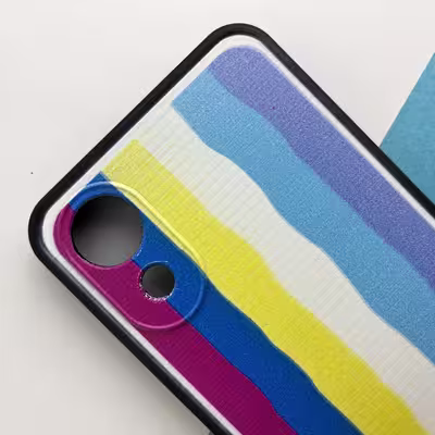 کاور طرح رنگین کمانی مدل RNG-08 مناسب برای گوشی موبایل سامسونگ Galaxy A03 Core