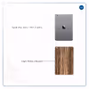 برچسب پوششی ماهوت مدل Light Walnut Wood مناسب برای تبلت اپل iPad mini 2 2013 A1490