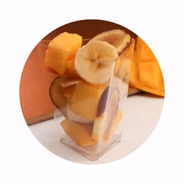 ظرف دسری مثلثی درب دار 160 سی سی