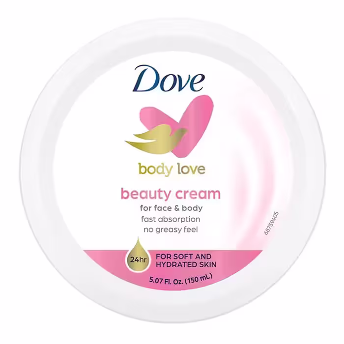 کرم صورت و بدن داو DOVE مدل Body Love حجم 150ml