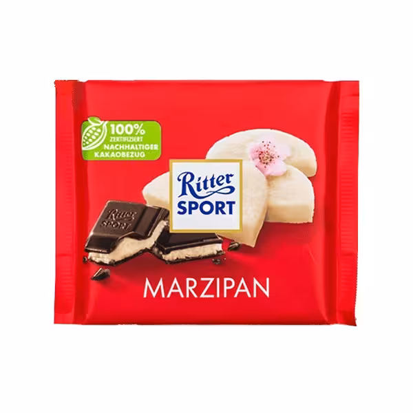 شکلات ریتر اسپرت با طعم مارزیپان 100 گرمی | Ritter Sport Marzipan Chocolate 100gr